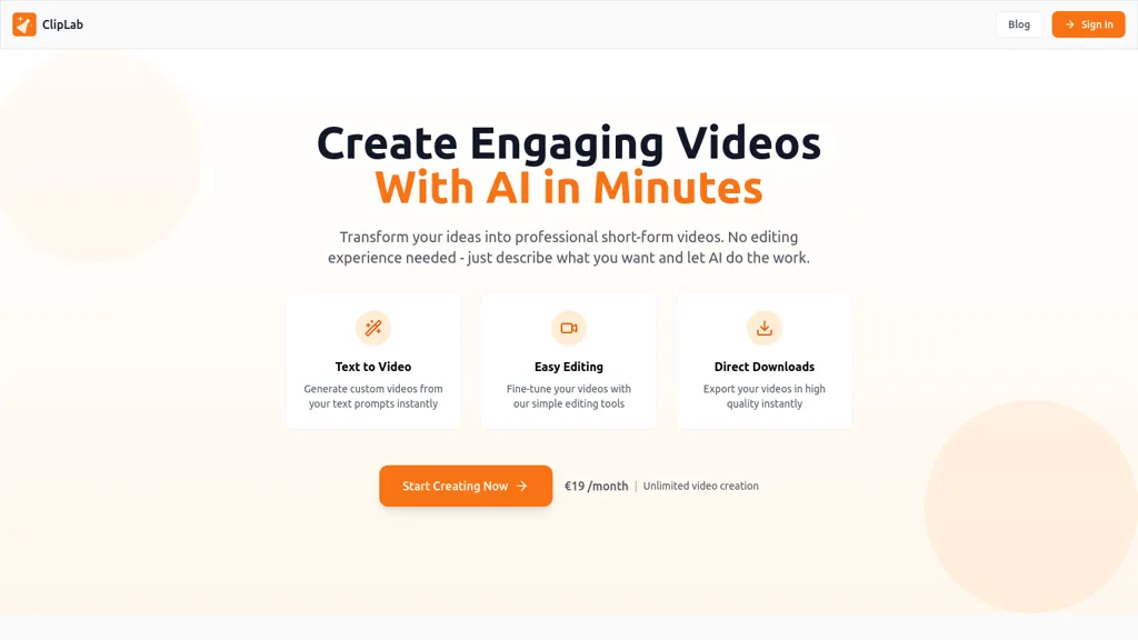 ClipLab website