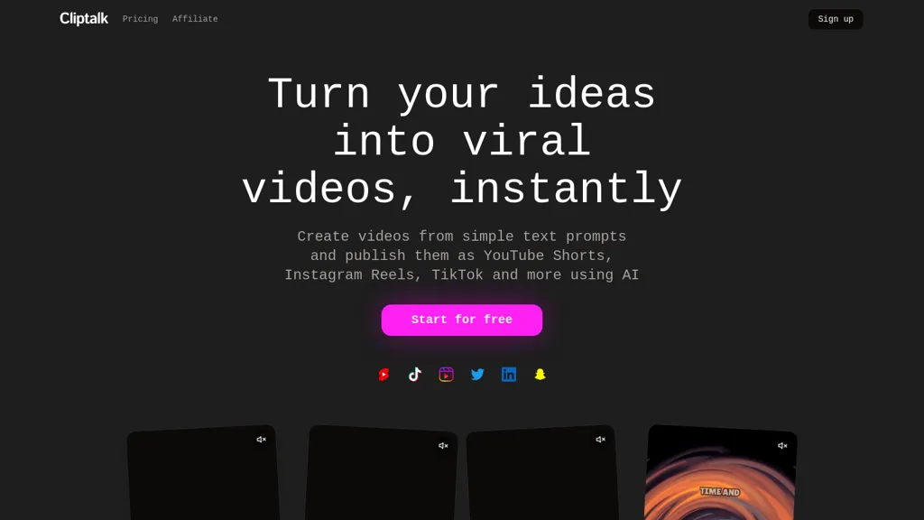 Cliptalk website