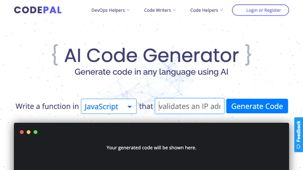 CodePal website