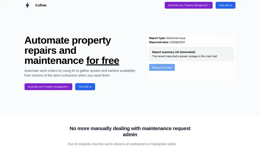 Coflow AI tool screenshot