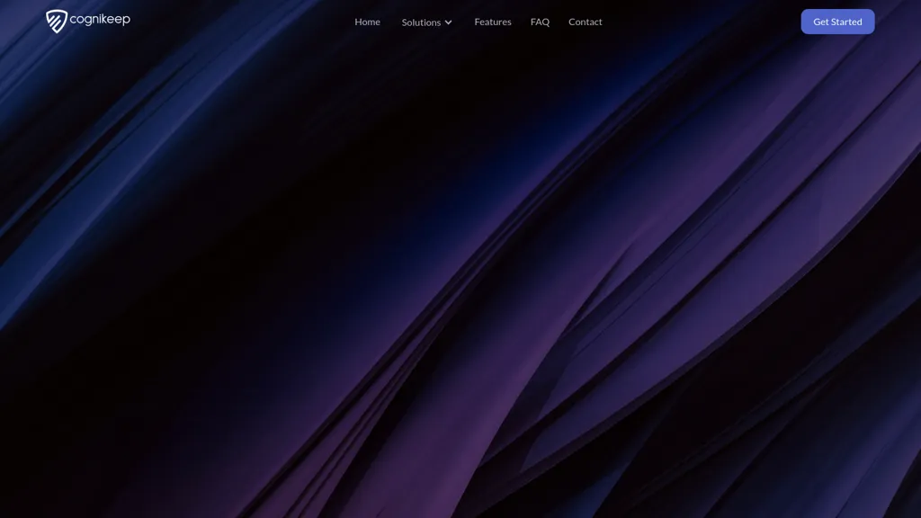 Cognikeep AI website