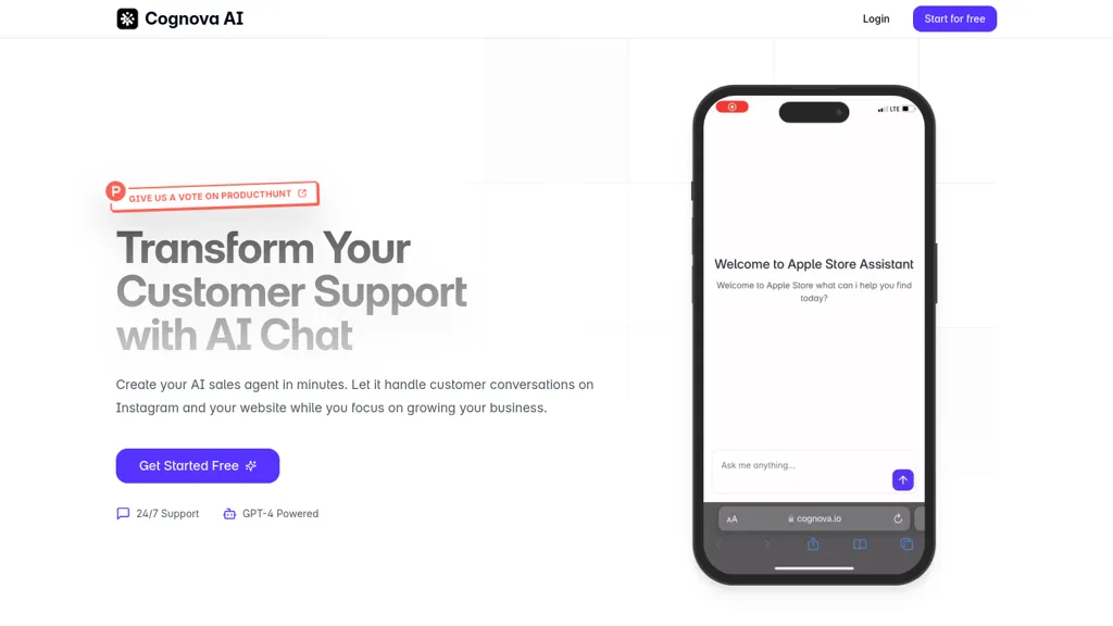 Cognova website
