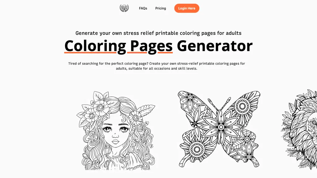 Coloring Pages Pro website