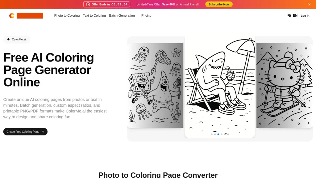 ColorMe AI AI tool screenshot