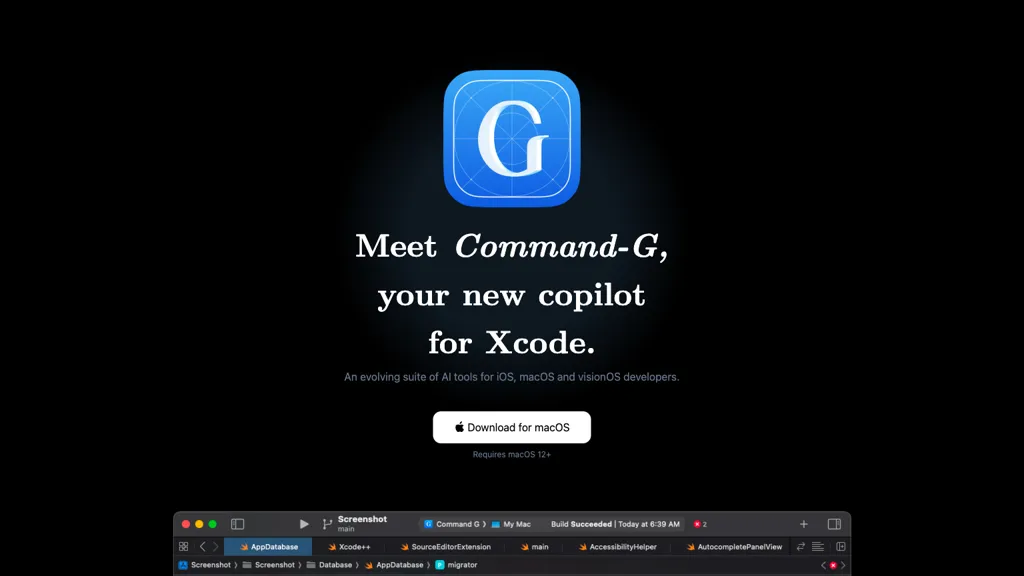 Command-G website