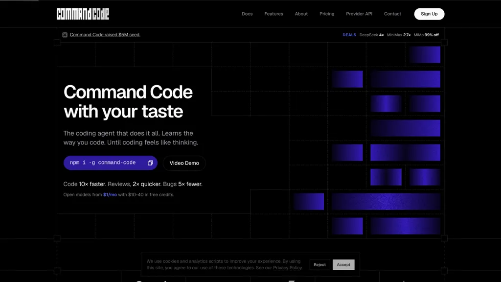 Command Code AI alternatives and competitors
