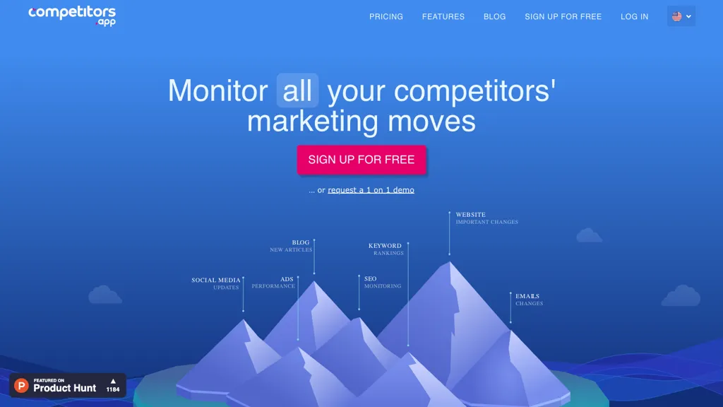 Competitors App website