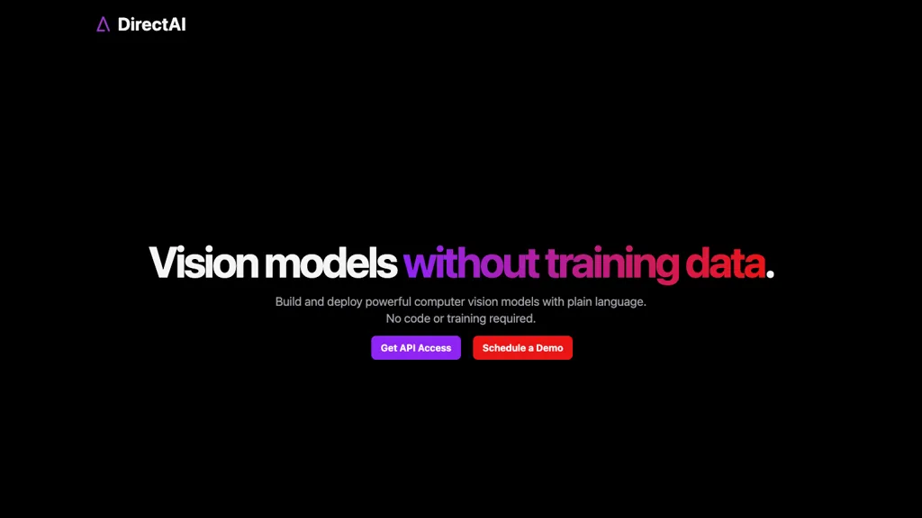 DirectAI website