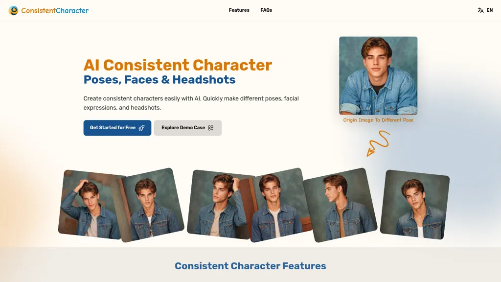 Consistent character website