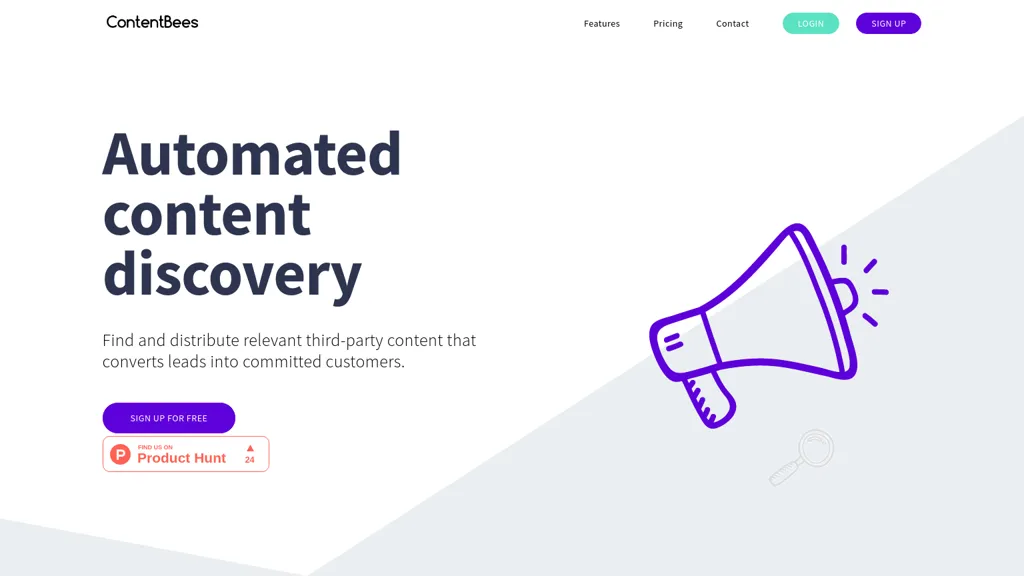 ContentBees website