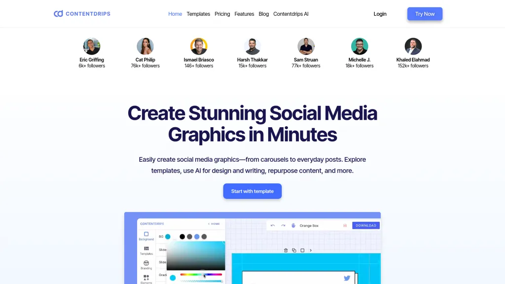 Contentdrips website