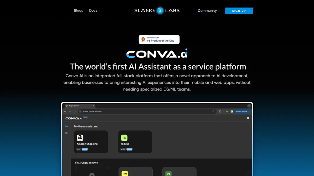 Conva.ai website