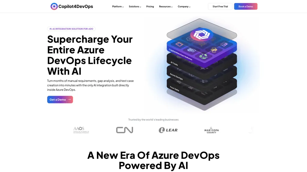 Copilot4DevOps AI tool screenshot