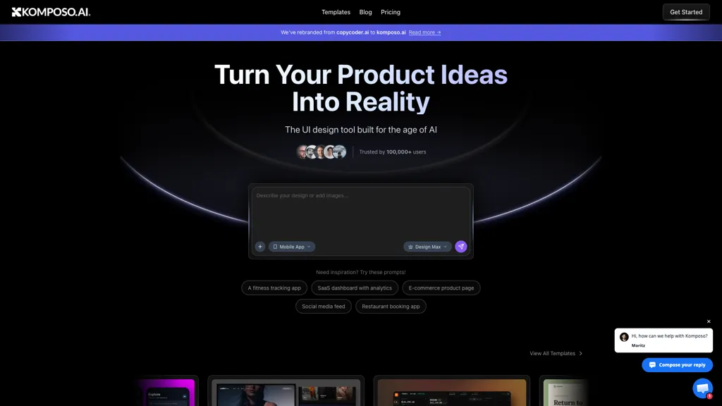 CopyCoder AI tool screenshot