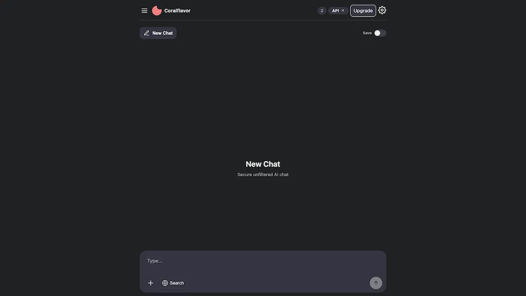 Coralflavor AI tool screenshot