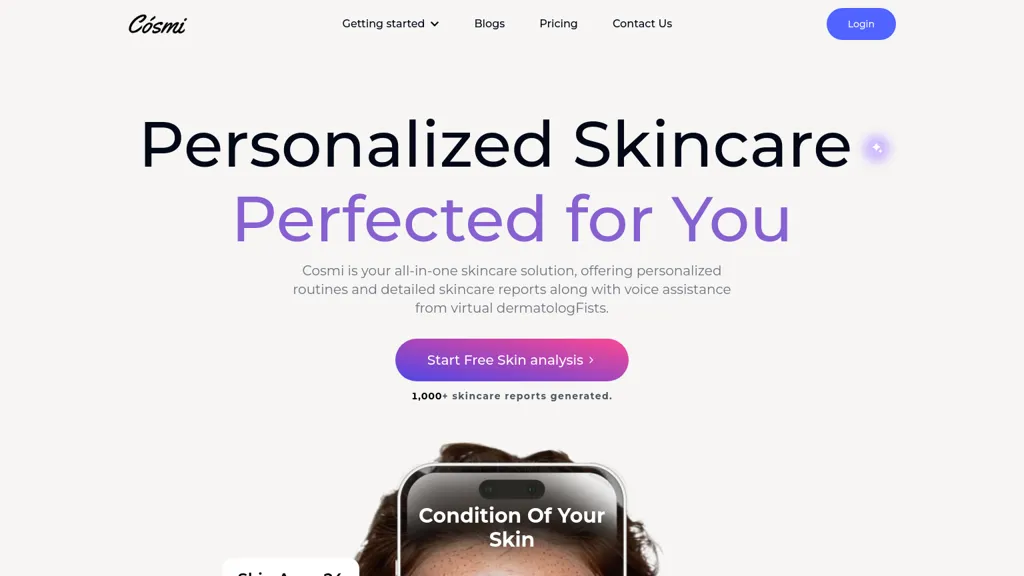 Cósmi website