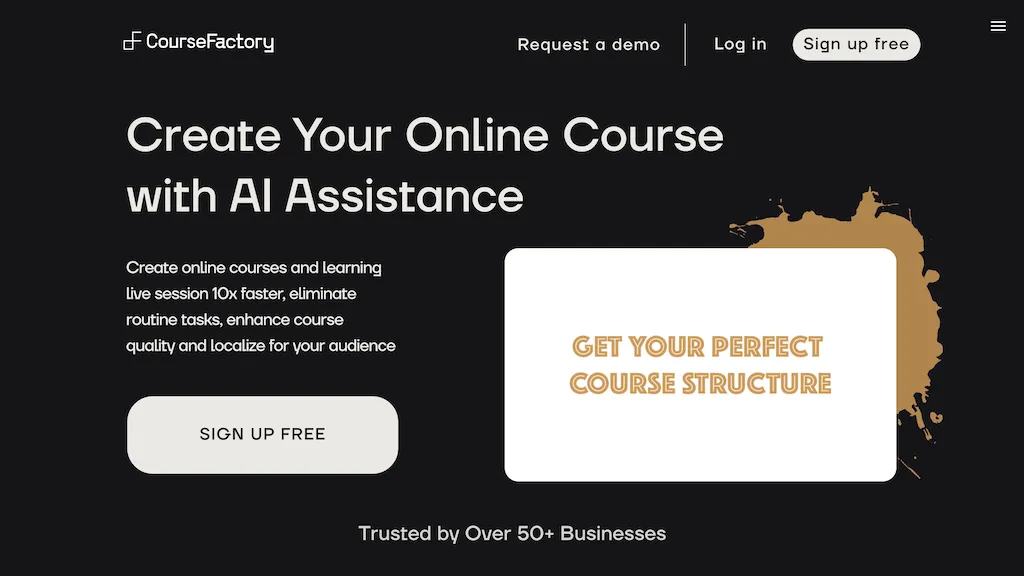CourseFactory AI CoPilot website