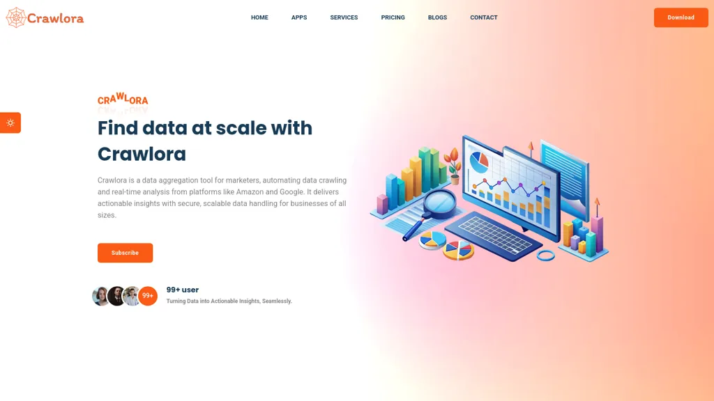 Crawlora website