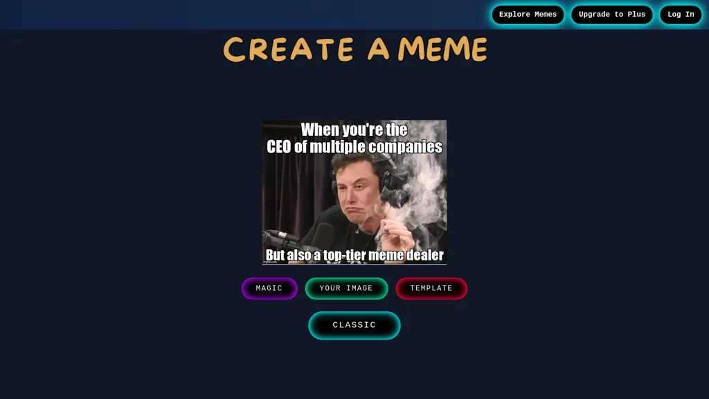 Create a Meme website