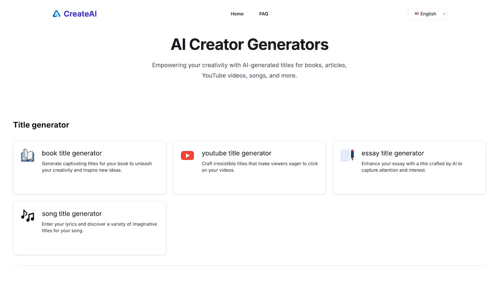CreateAI website