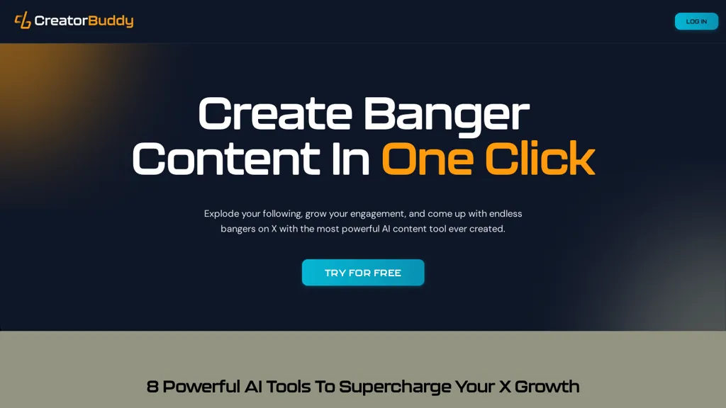 creatorbuddy.io AI tool screenshot