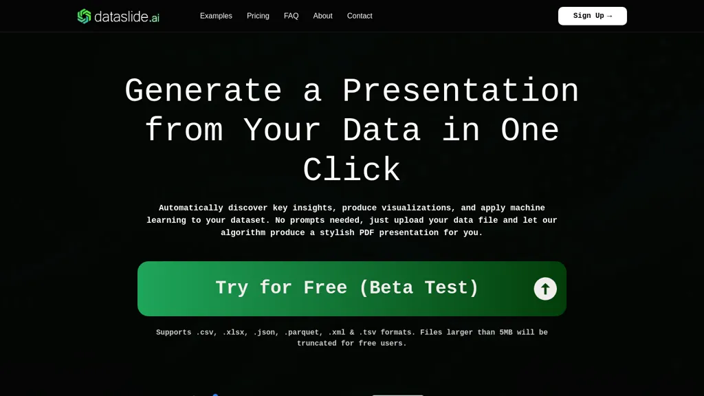 CSV-AI website