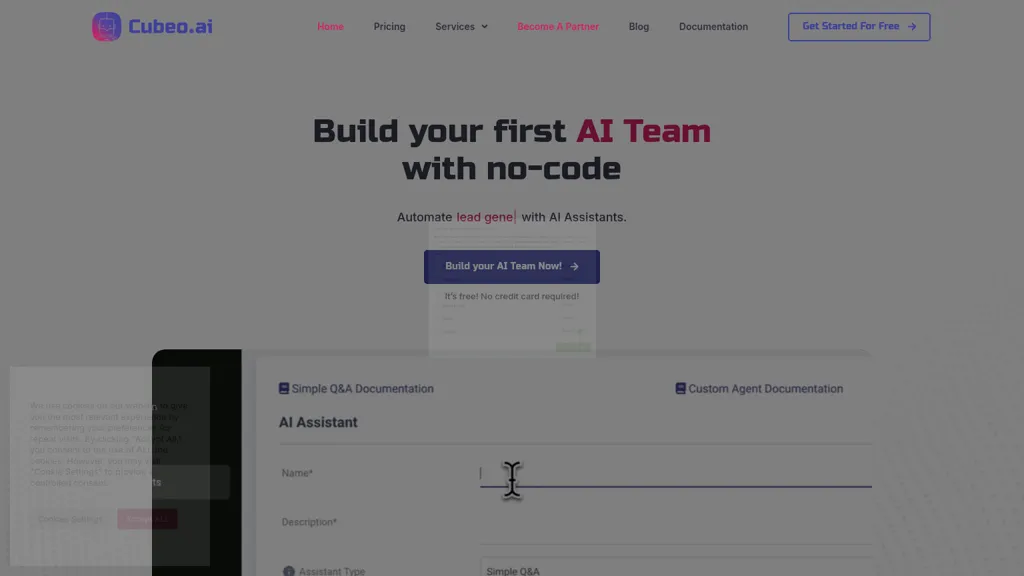 Cubeo AI AI tool screenshot