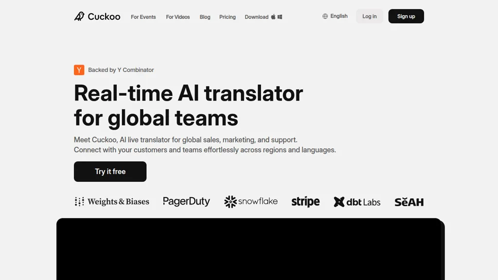Cuckoo AI tool screenshot