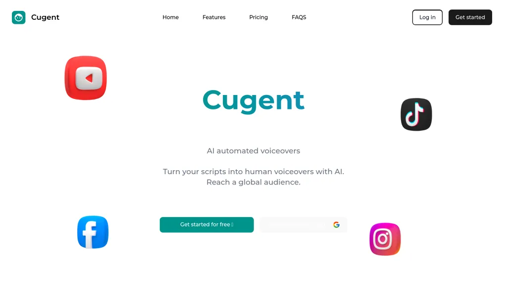 Cugent website