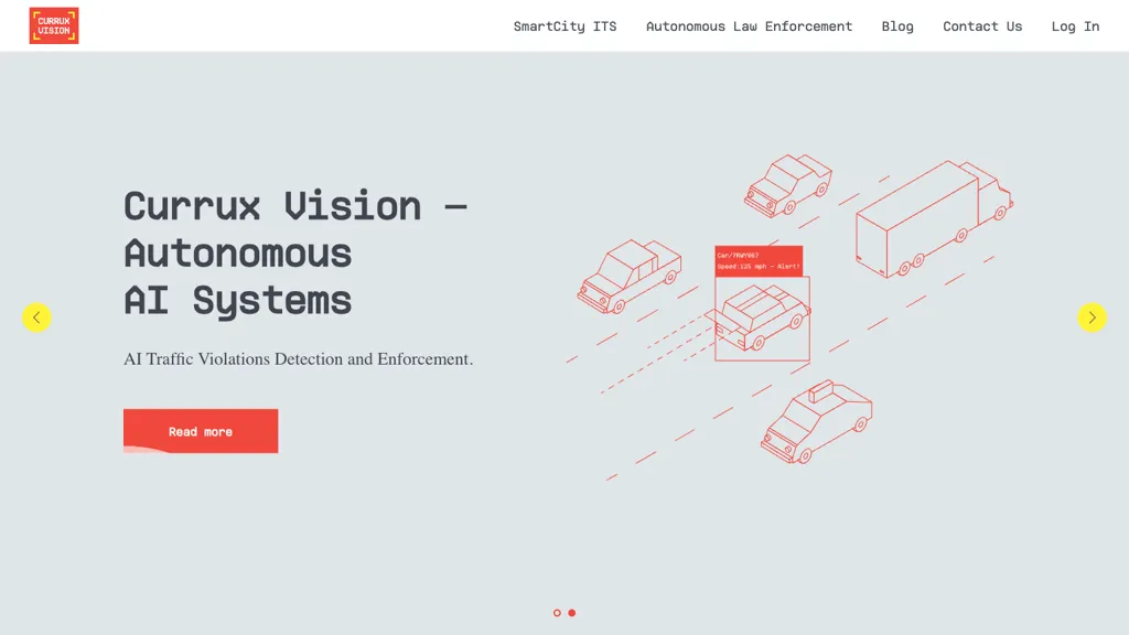 Currux Vision website