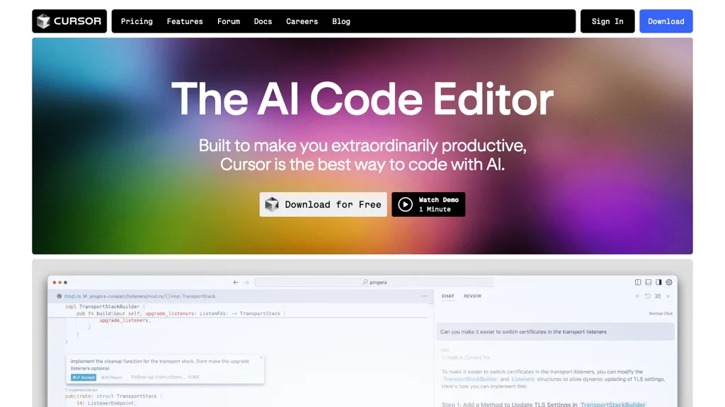Cursor ai website