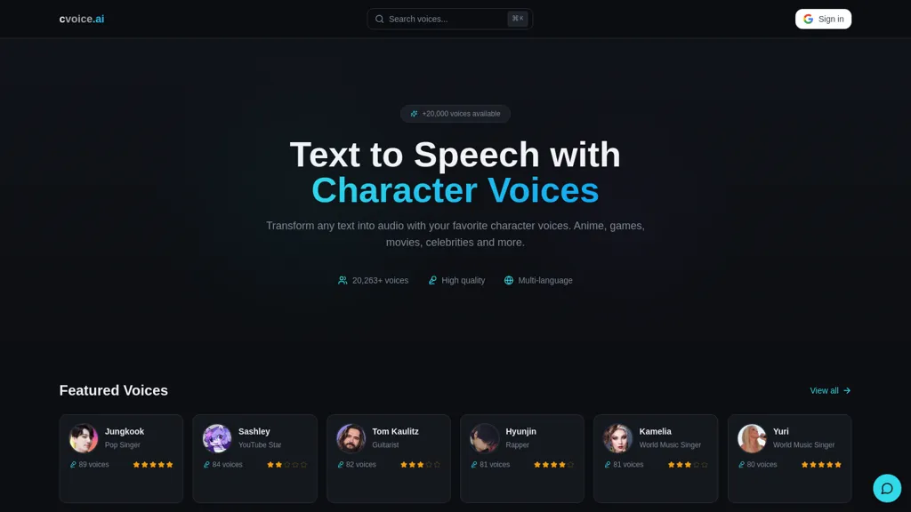 cvoice.ai alternatives and competitors