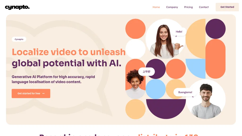 Cynapto.com AI tool screenshot