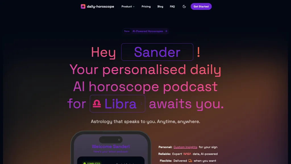 daily-horoscope website
