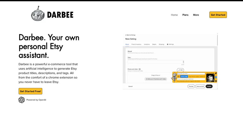 Darbee.io website