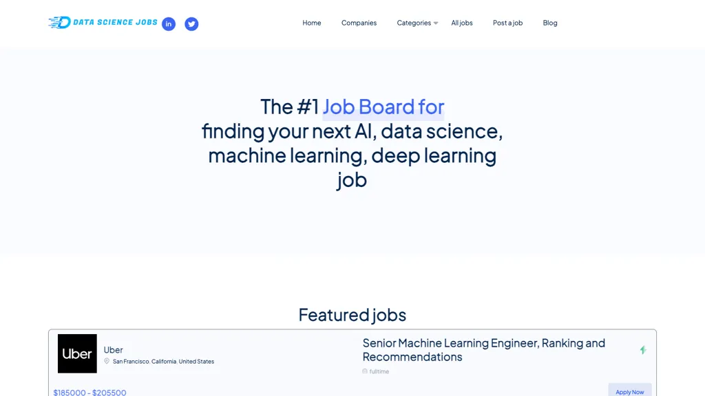 Data Science Jobs website