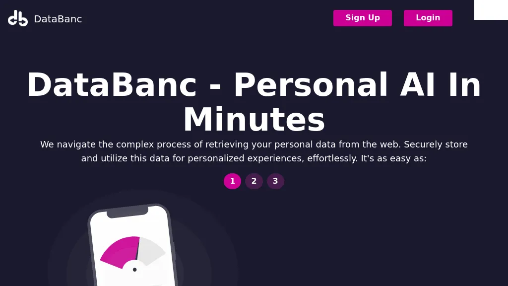 DataBanc - Personal AI website