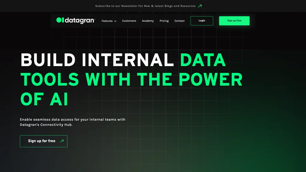 Datagran website