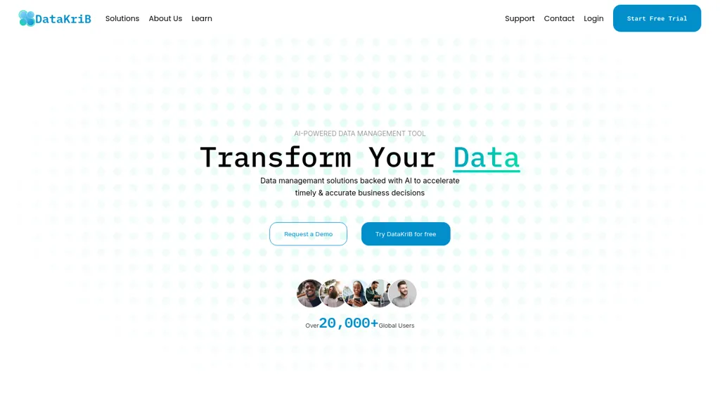 DataKriB website