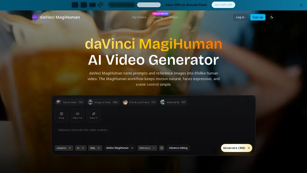 daVinci MagiHuman alternatives and competitors