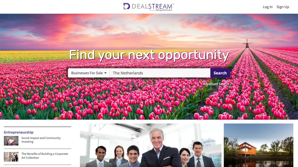 DealStream website