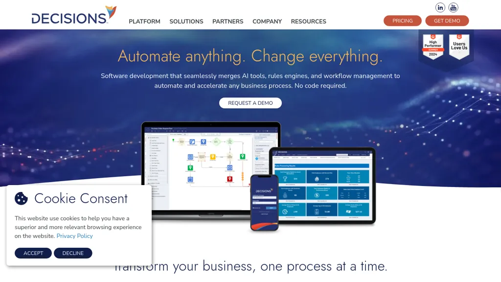 Decisions.com website