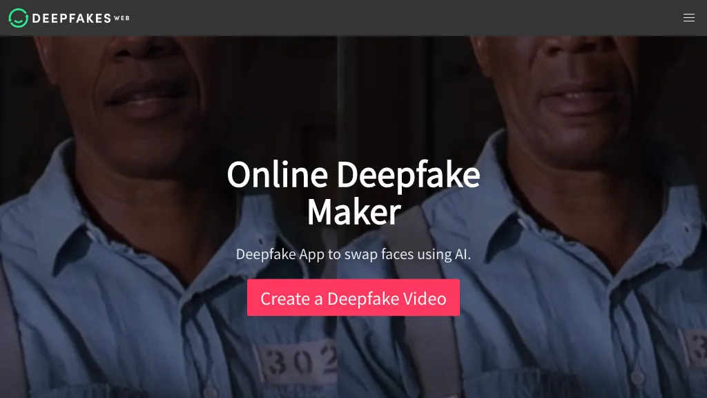 Deepfakesweb website