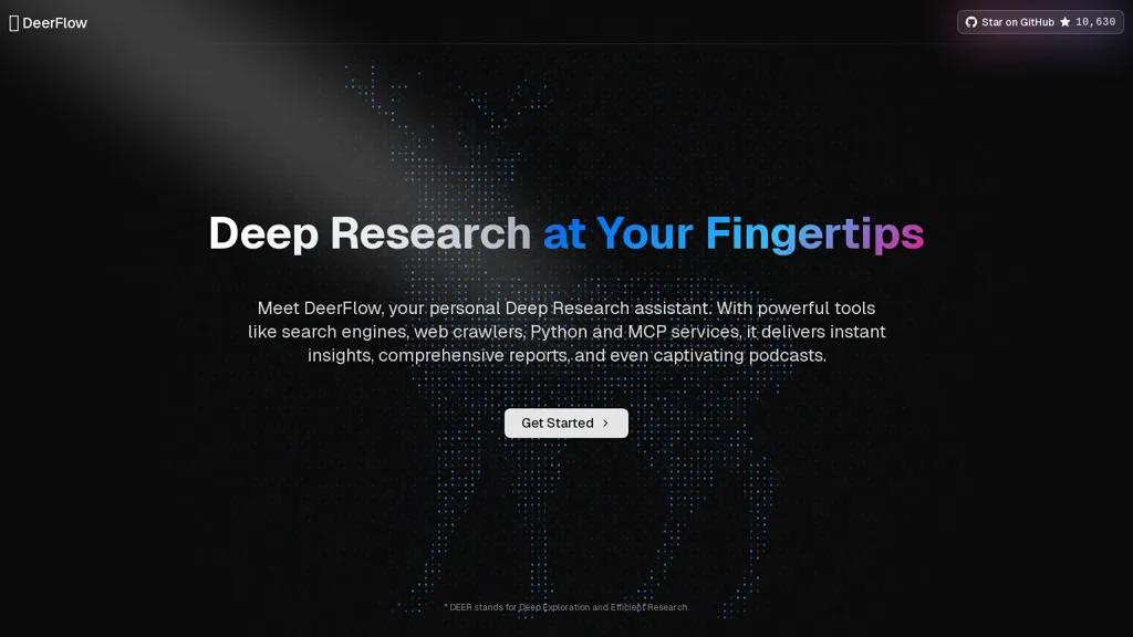 DeerFlow website