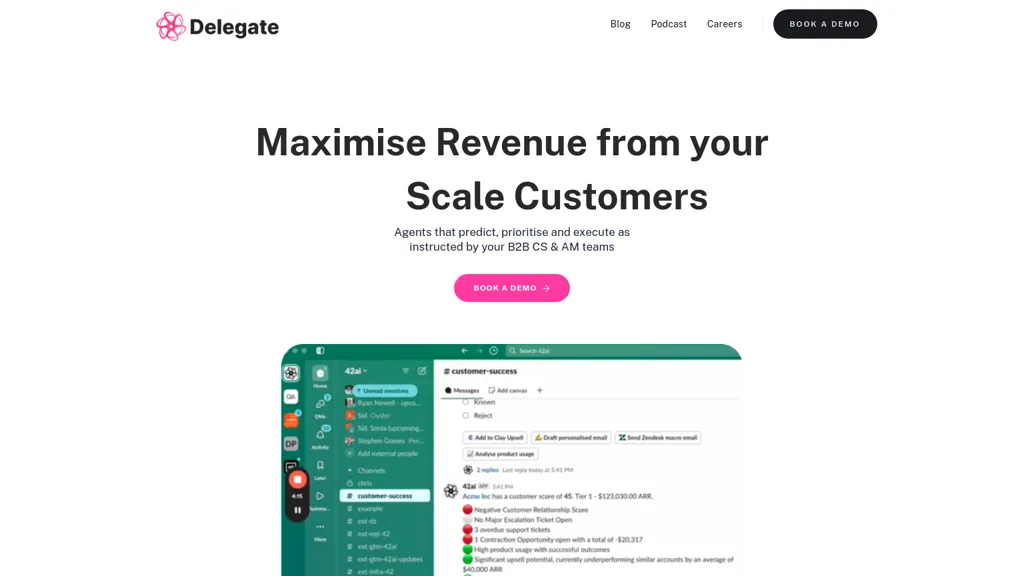 Delegate website