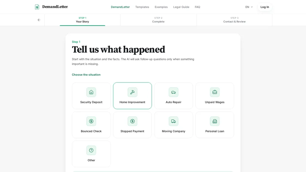 DemandLetter AI screenshot