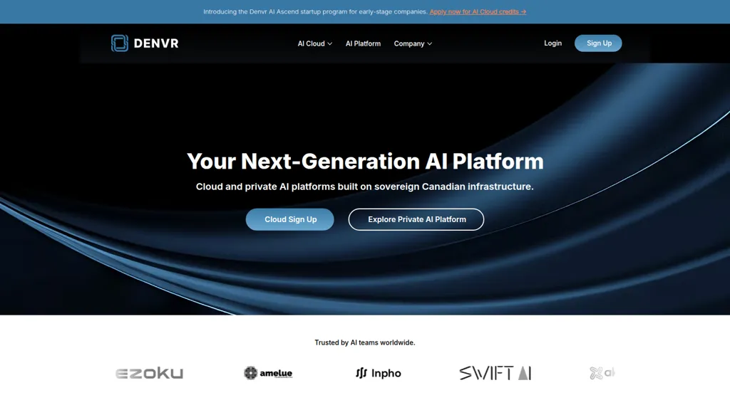 denvr.com AI tool screenshot