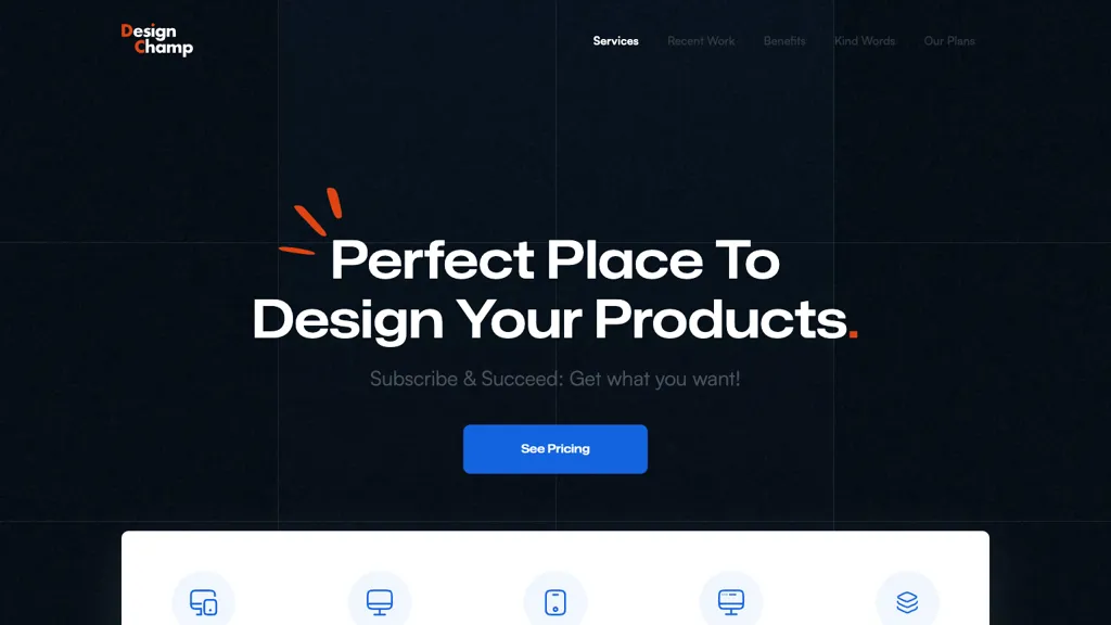 Design Champ website