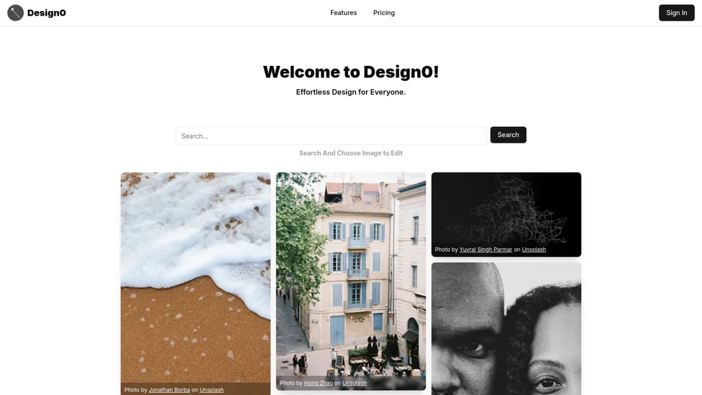 Design0 website