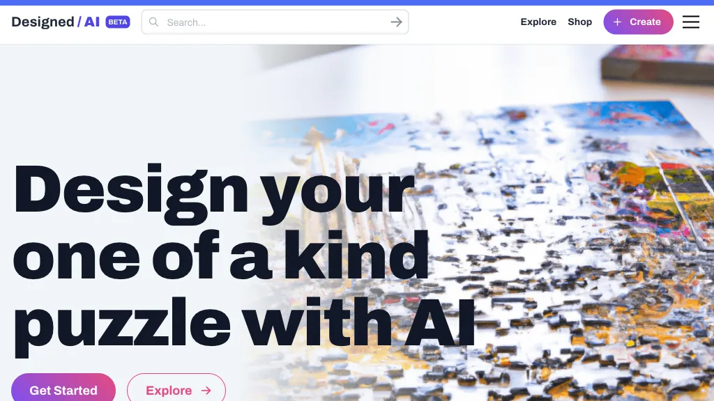 Designed With AI website